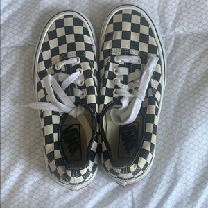 checkered vans